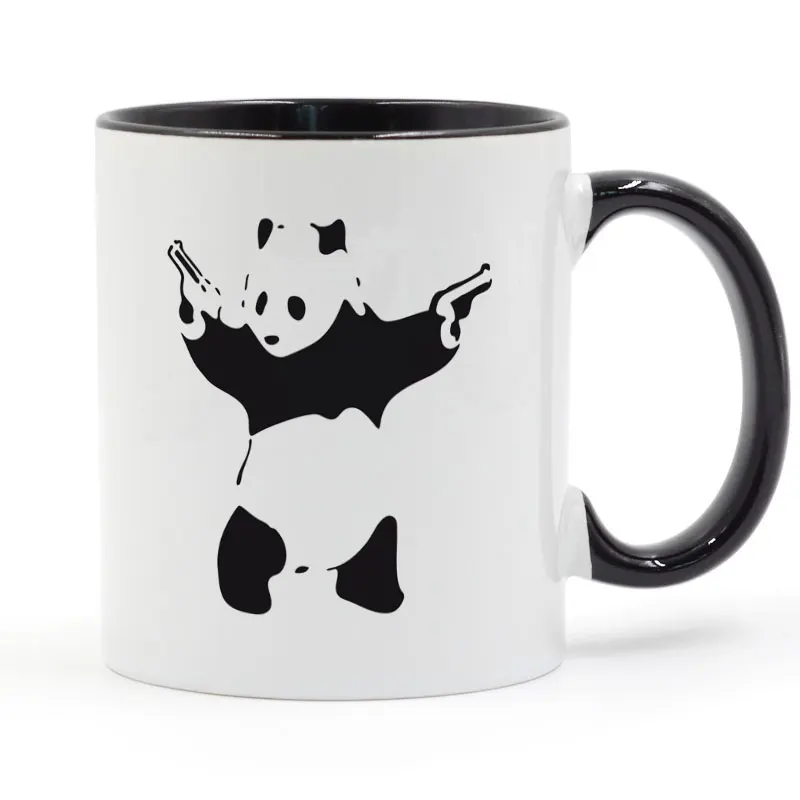 

Banksy Panda British Street Graffiti Coffee Mug Creative Gifts 11oz GA1578