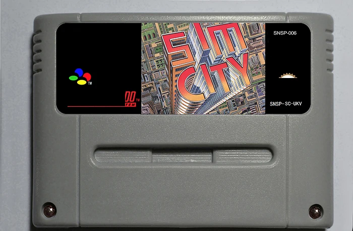 

Sim City - RPG Game Cartridge Battery Save EUR Version 16 bit 46 pin