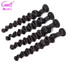 Свободные глубокая волна пряди индийские волосы переплетения пряди человеческих волос пряди 30 дюймов Пряди 1/4/3 шт. волосы Remy глубокий(переход от темного к светлому