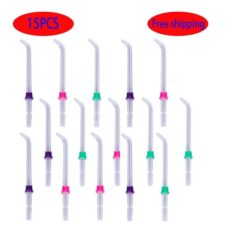 

15PCS Top Most Electric Oral Irrigator Accessories Standard Nozzle For WP-100/V300/V400/V600/V660 Care Mouth Clean Teeth