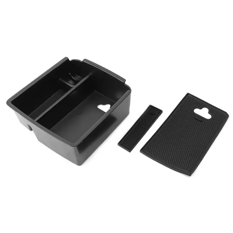 

Car Center Console Organizer Tray Armrest Storage Box For VW Tiguan MK2 2016 2017 2018