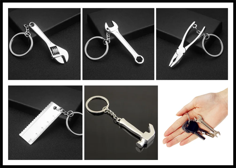 

Car shape pendant tool key chain chain wrench mini keychain for Mercedes Benz GLS63 GLS GLE43 B55 Shooting S400 ML450