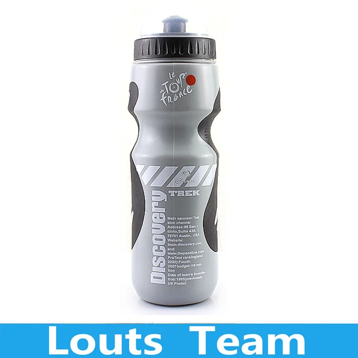 Gray Portable 750ML Sports Drink Water Bottle Outd...