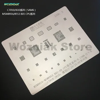 

Wozniak Tin Plant Net for Samsung C7010 J610 MSM8916 MSM8953 C7 J3 j5 A5 CPU Best quality Mesh 0.12MM tool