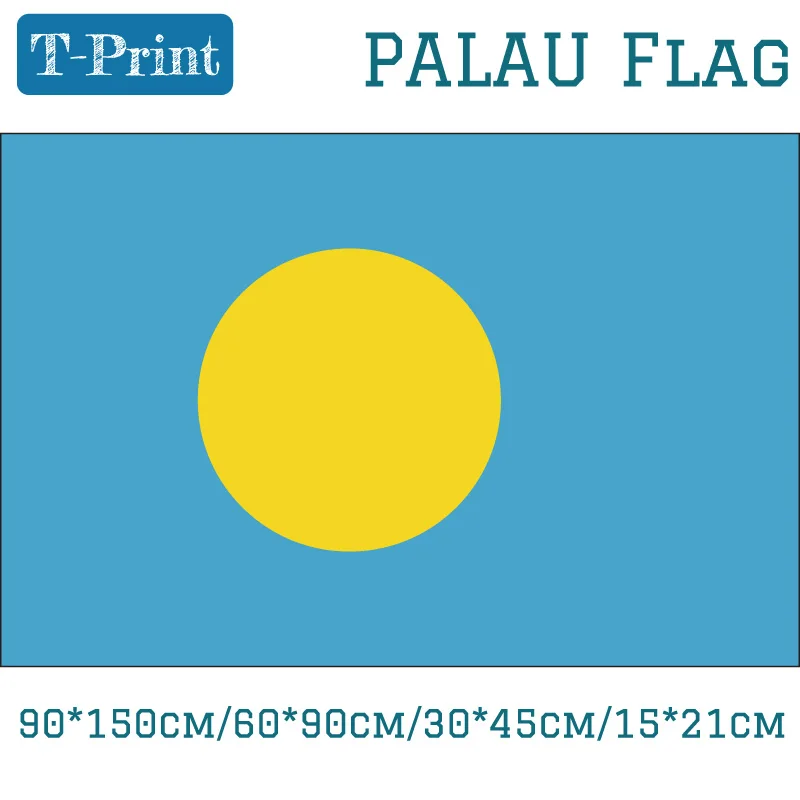Флаг Palau 90*150 см/60*90 см/30*45 см/15*21 см | Дом и сад