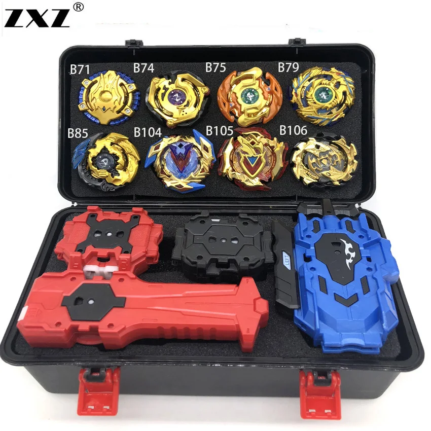

1set 17 style Beyblade Burst B131 B133 Metal Fusion 4D With 4 Launcher Beyblade Burst Spinning Top Christmas Gift For Kids Toys