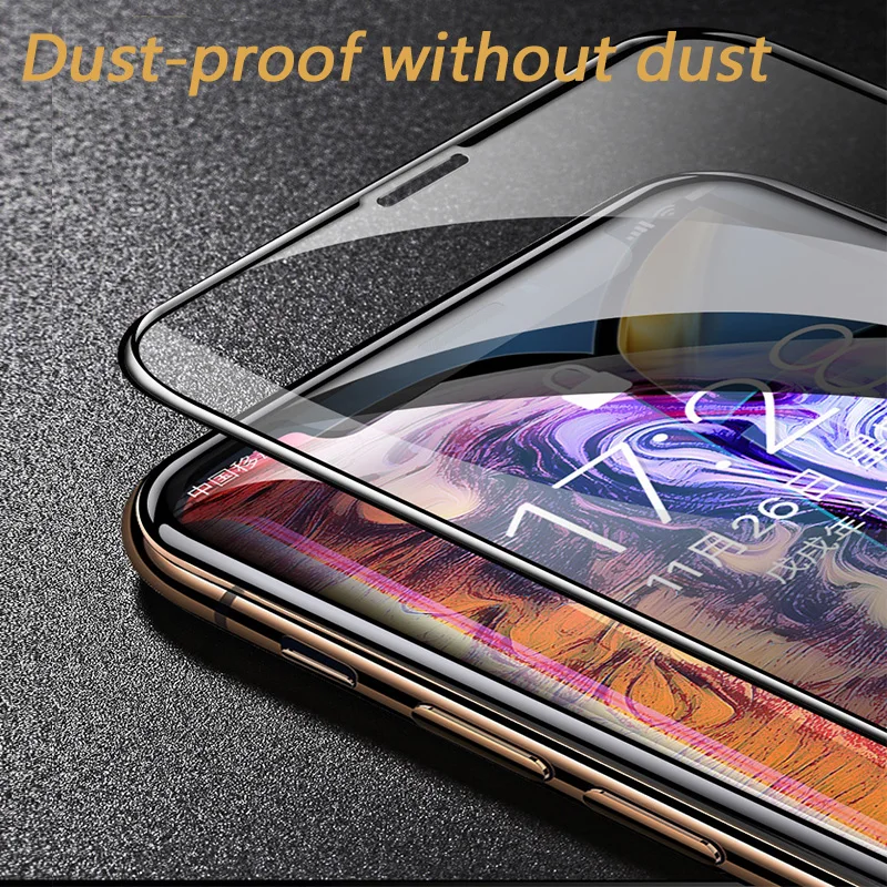 Защитное стекло Rovtop 9D для IPhone 6 S 7 8 Plus Защита экрана X XS XR Max 9 H закаленное на