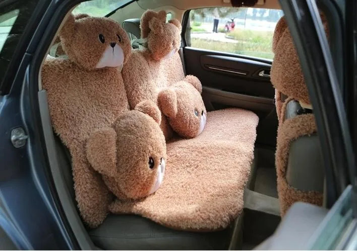 Mei-Mei-Bear-Lace-Universal-Automobile-Car-Seat-Cover-Rose-Velvet-Cushion-8pcs-20
