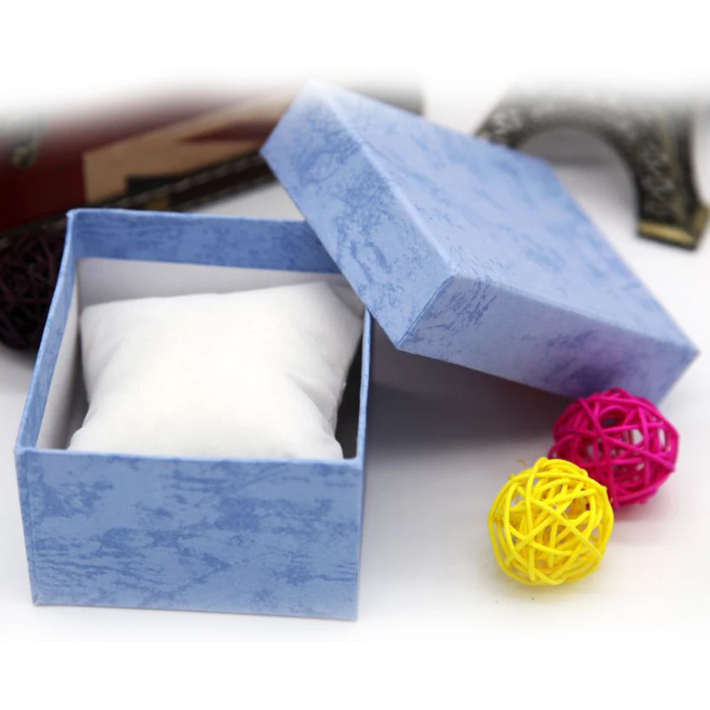 6 Цвет прочный Чехол подарок Подарочная коробка для браслет ювелирные Роскошные часы поле