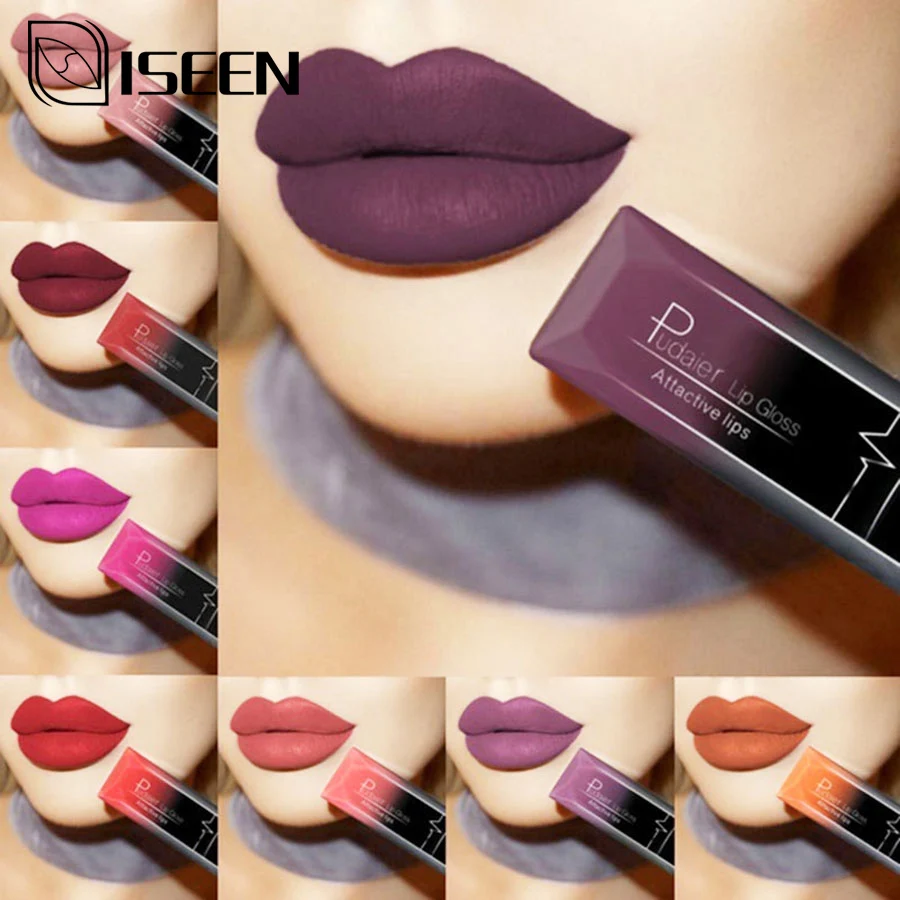 

21 Color Lipstick Waterproof Mate Red Lip Long Lasting Makeup Metallic Gloss Make Up Nude Lip Stick Matte Lipstick Makeup