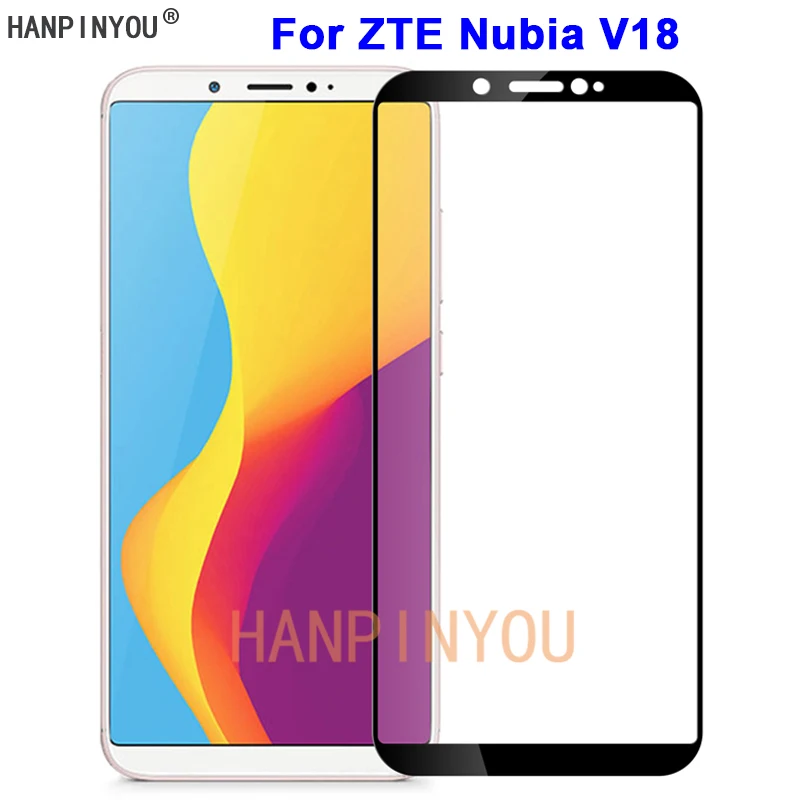 

For ZTE Nubia V18 V 18 6.01" New 9H Hardness 2.5D Full Cover Toughened Tempered Glass Film Screen Protector Protect Guard