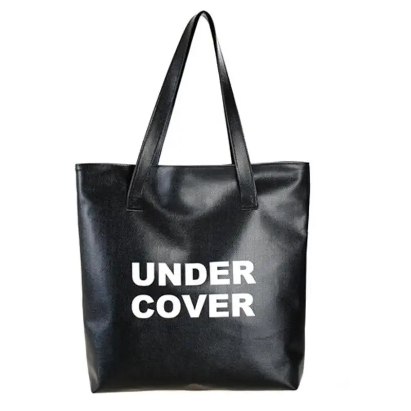 

2018 Large Capacity Women Bags Shoulder Women Messenger Bags Lettle Print PU Leather Handbags Tote Bags Bolsos