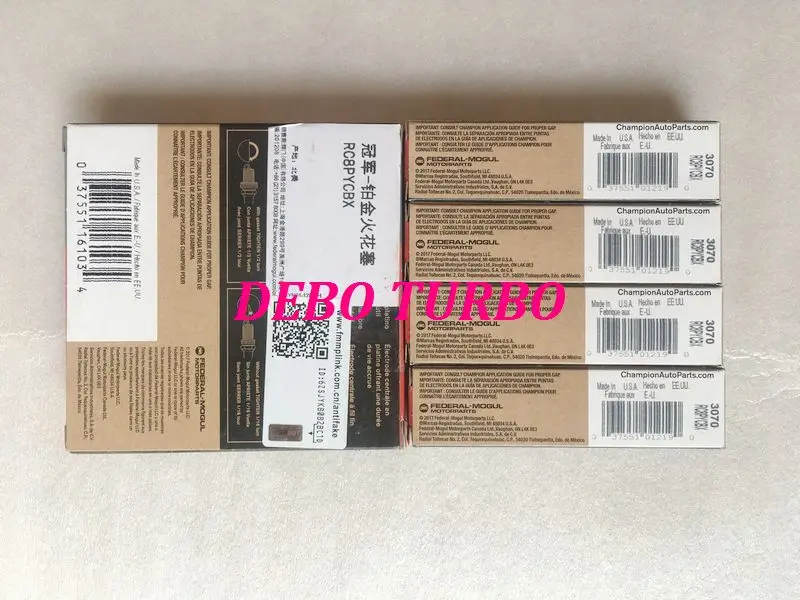 Новый чемпион RC8PYCBX 3707100 EG01T GREAT WALL C50 V80 HAVAL H3 H6 GW4G15B 1 5 T Свеча зажигания *