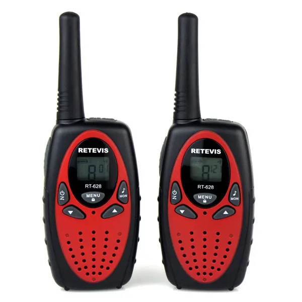 2 шт. RT628 рации Walkie Talkie 0.5 Вт UHF Европа Частота 8-КАНАЛЬНЫЙ 446 МГц ЖК-Дисплей Портативный Retevis Handy Talkie A1026B