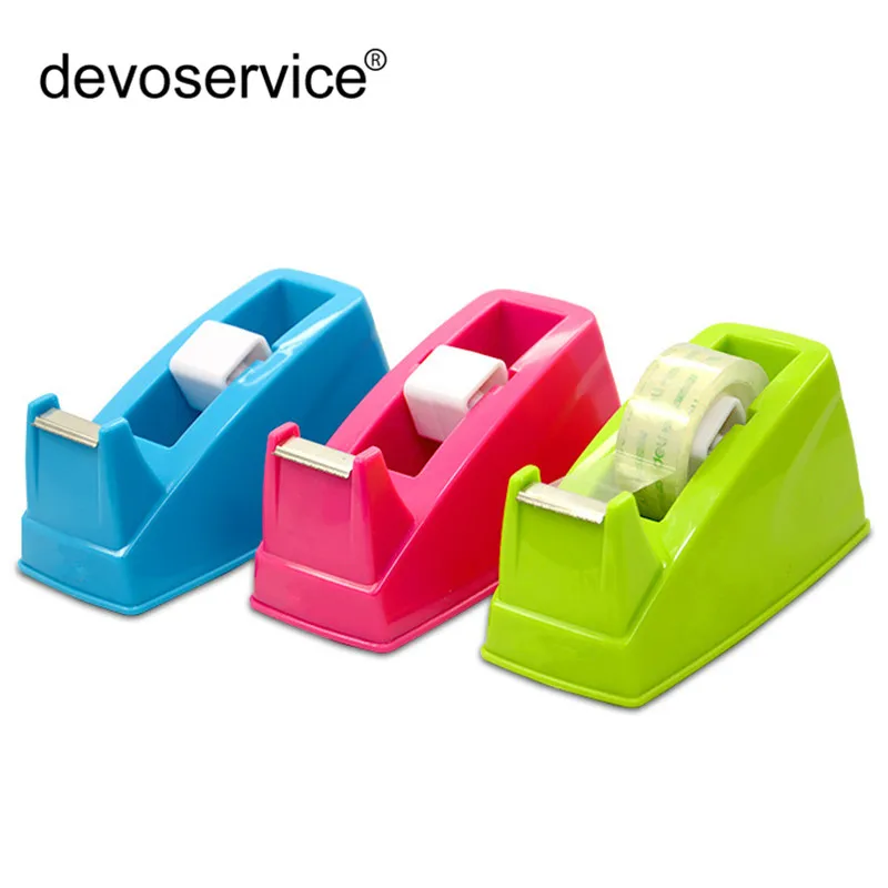 Buy New 1Pc Colorful Small Tape Dispenser Transparent