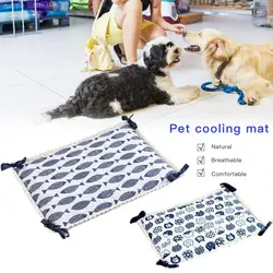 Printed Breathable Waterproof Cat And Dog Mattress Pet Cool Pad Summer Essential Car Travel Accessories Fixed Mat 2019 New Printed Breathable Waterproof Cat And Dog Mattress Pet Cool Pad Summer Essential Car Travel Accessories Fixed Mat 2019 New
