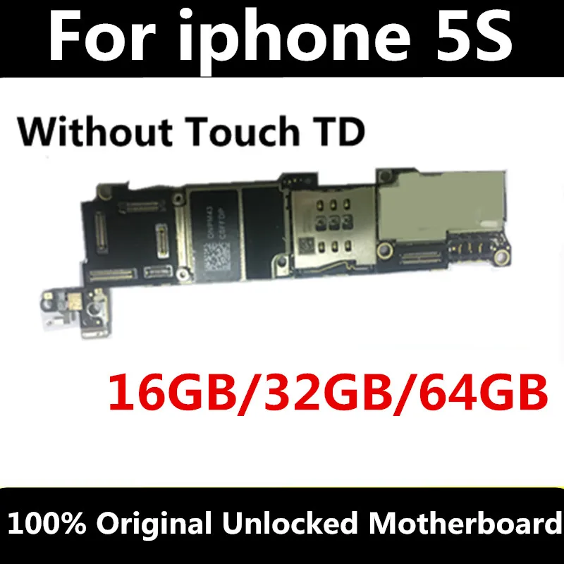 Полная разблокированная материнская плата для iphone 5S 5 S с/без Touch ID оригинальная с