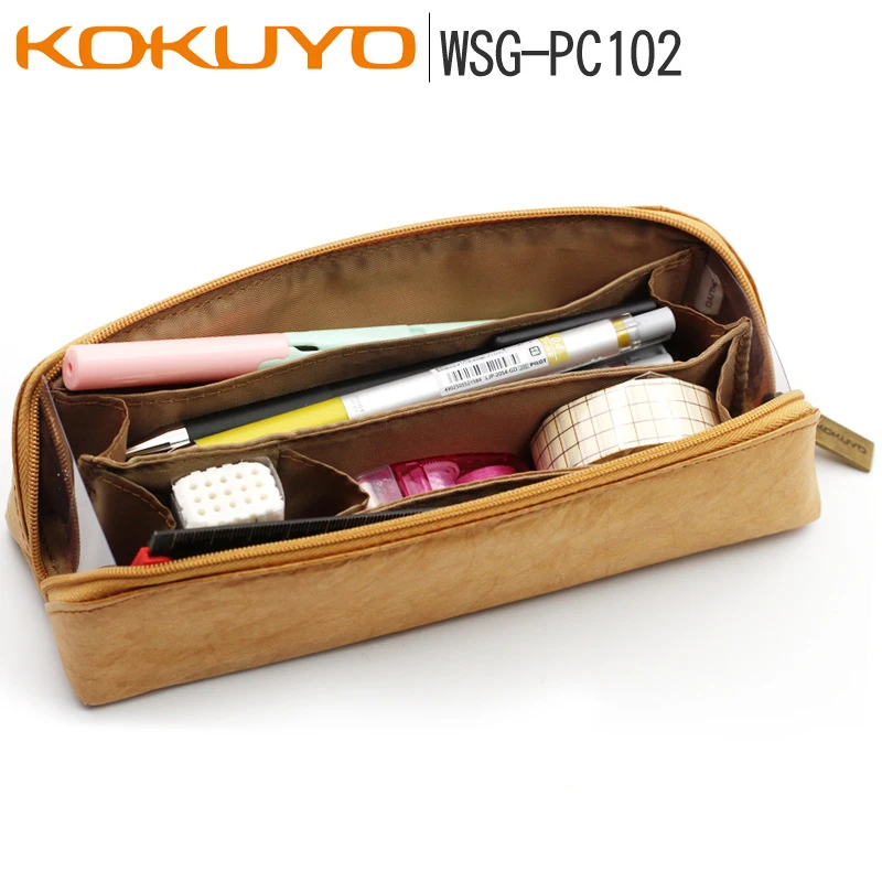 TUNACOCO, японский KOKUYO, PC-102, SSORT DuPont, бумажный пенал, чехол для карандашей, kawaii, пенал, школьные офисные принадлежности, Bd1710032
