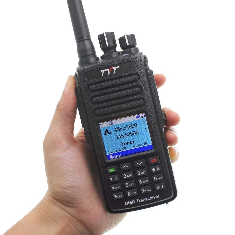 TYT MD-UV390 DMR цифровая рация UV390 IP67 водонепроницаемый двухдиапазонный УФ приемопередатчик gps опционально Upgrde MD-390+ USB кабель