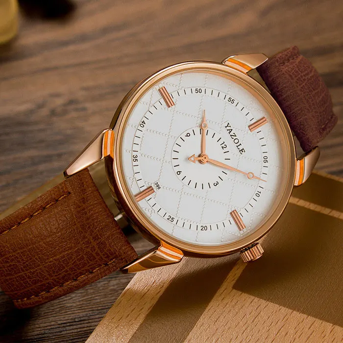 

YAZOLE Luxury Famous Wristwatch For Men Bracelet Wrist Watches Business Quartz Watch Men Watches Male Clock relogios masculin
