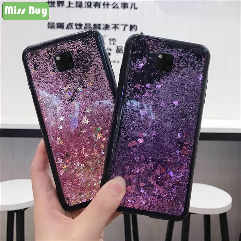 Блестящий чехол для Huawei Mate 20 Lite P30 Pro x Nova 4 2s 2 Plus P20 10 8X 7X 6X Capa |