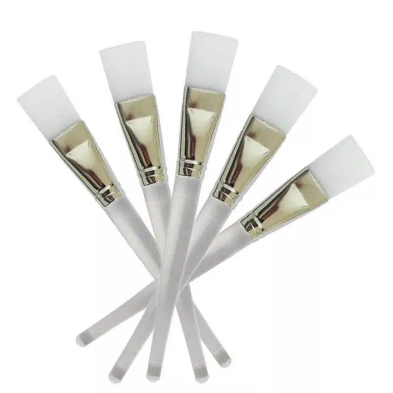 

Cosmetic Makeup Brush Tool Beauty Home DIY Facial Eye Mask Use Soft Tansparent ndividual Packing Soft White Makeup Brush