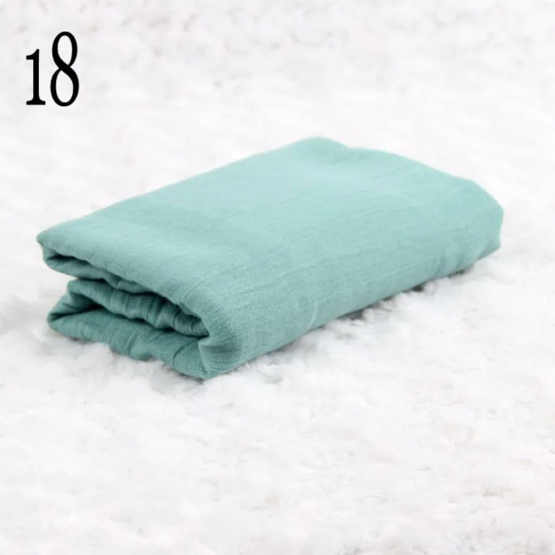 Newborn Photography Props Infant Costume Outfit 180cm Long Cotton Soft Photo Wrap Matching Baby Photo Props Fotografia - Цвет: lake green