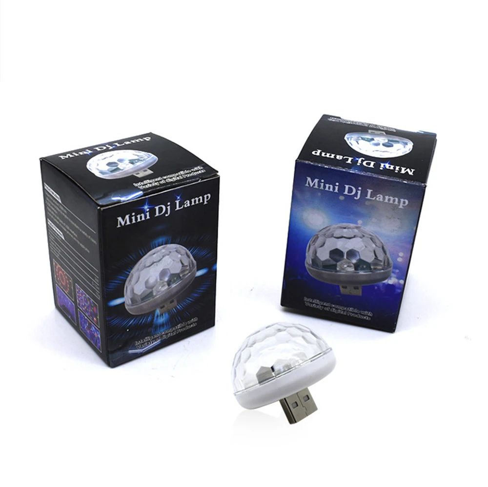CARCTR светодиодный USB автомобильный атмосферный светильник DJ RGB Мини Красочный музыкальный звуковой контроль лампа интерьерная Автомобильная декоративная лампа окружающий светильник