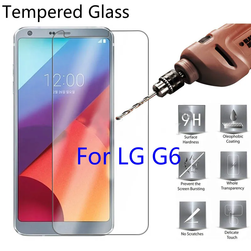 RONICAN-Tempered-Glass-for-LG-G6-Screen-Protector-9H-2-5D-0-26MM-Phone-Protection-Film