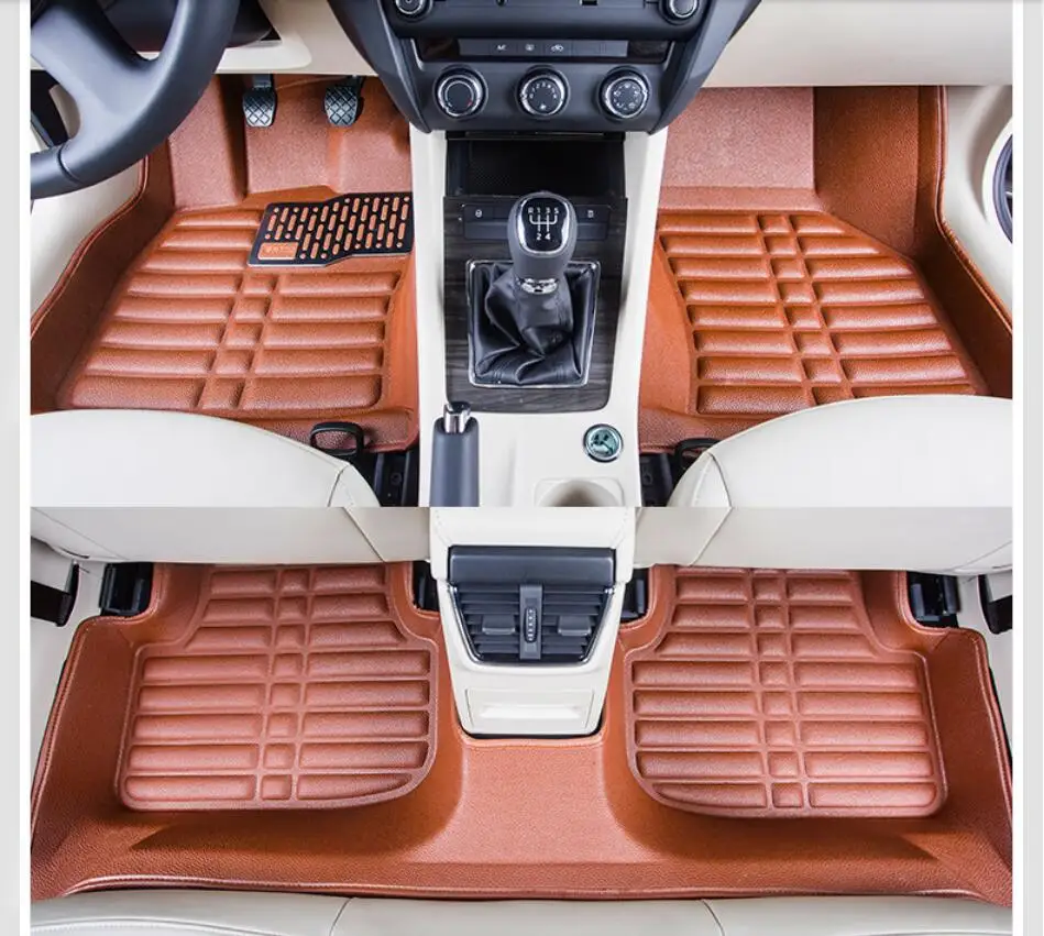 

Floor Mats Auto Foot Mat Step Mats For Ford Focus 2012-2013.2014.2015.High Quality Solid Color Car Interior Mats