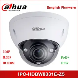 Сетевой видеорегистратор Dahua IP Камера 3MP IPC-HDBW8331E-Z5 7 мм ~ 35 мм фиксированные линзы WDR IR купольная Поддержка сетевой камеры с поддержкой PoE +