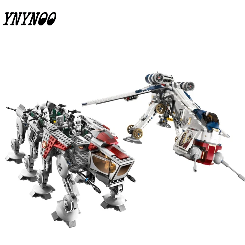 (YNYNOO) 05053 New 1788Pcs Genuine Star War Series The Republic Dropship Set Building Blocks Bricks Children Toys 10195