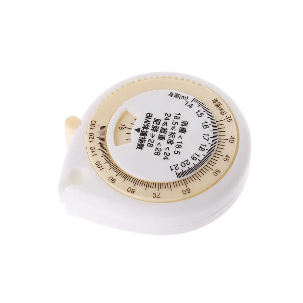 

150cm Tape Measure BMI Body Mass Index Waist Hip Measurement Retractable Ruler