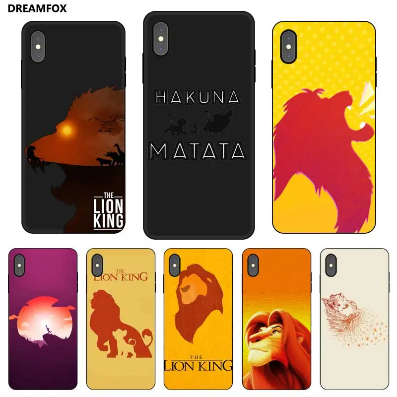 N390 Simba Coque Black Silicone Case Cover For Apple iPhone 11 Pro XR XS Max X 8 7 6 6S Plus 5 5S SE |
