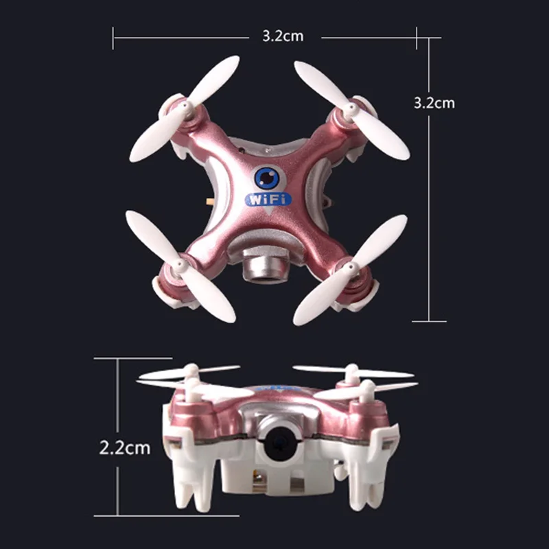 Cheerson CX 10W Мини RC дроны WIFI FPV с камерой в реальном времени Квадрокоптер 2 4G 4CH 6 осевые