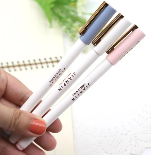 

1PC 0.5mm Black Ink Gel Pens Funny stationery writing roller pen Office material School papelaria Kids supplies (ss-1618)