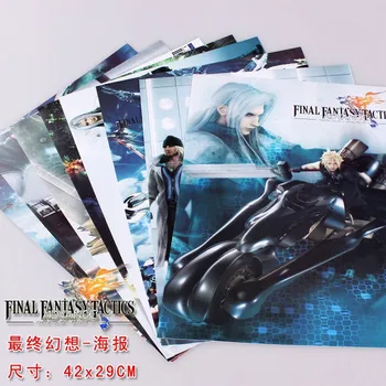 

160 pcs/lot One Piece Dragon Ball LoveLive Sailor Moon Tokyo Ghoul Attack on Titan poster 42x29cm anime poster toy free shipping