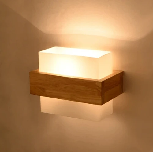estilo de europa del norte aplik madera led lmparas de luz de pared para la iluminacin - Lampara Pared estilo de europa del norte aplik madera led lmparas de luz de pared para la iluminacin - Lampara Pared