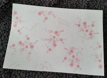 

15x21cm,200pcs/lot,flower printing Handmake Soap Wrapping Paper Oil Proof Paper Gift Wrapper