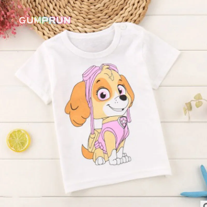

Cute baby boys clothes cartoon printing children t-shirt cotton casual girls short sleeve shirt 1-4 years old children clothing