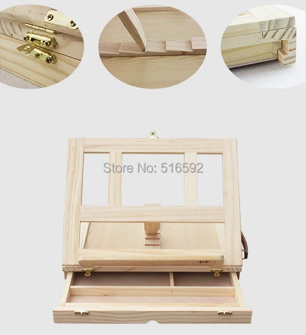 Трансон тонкий деревянный стол мольберт для живописи, художника складной мини деревянный мольберт, Дисплей мольберт для живописи мольберт