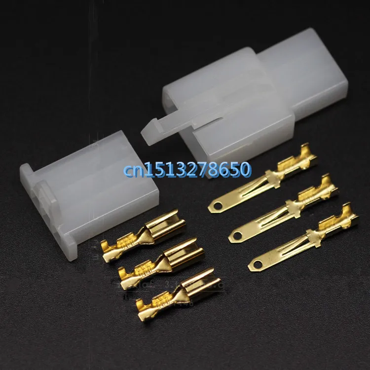 50 Sets Car Moto Electrical 2.8mm 2 3 4 6 9Pin Wire Cable Cnector Terminal Parts