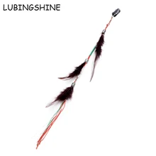 LUBINGSHINE заколка для волос с длинными перьями, заколка для волос, аксессуары для волос, ювелирный парик ZH114