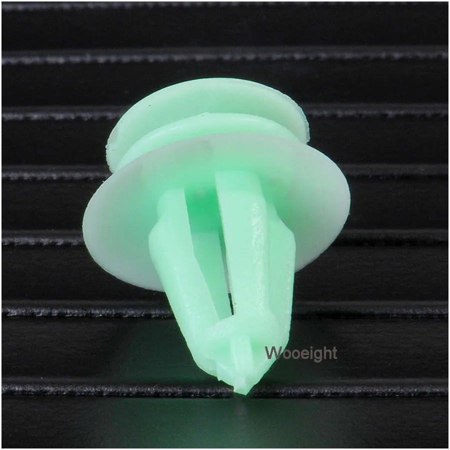 10Pcs JEAZEA OEM 82315-27000 Green Nylon Car Trim Panel Clip Fastener Rivet Clips For BMW 3 Series 5 Series 7 Series X Series (7)