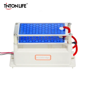 

TINTON LIFE Portable Ceramic Ozone Generator Double Integrated Ceramic Plate Ozonizer Air Water Air Purifier 220V/110V 10g A2-10