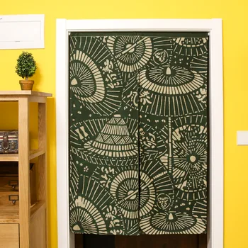 

Creative Cotton Linen Door Curtains Japan Style Painting Umbrella Prints Room Dividers/Partition Hanging Wall Decor