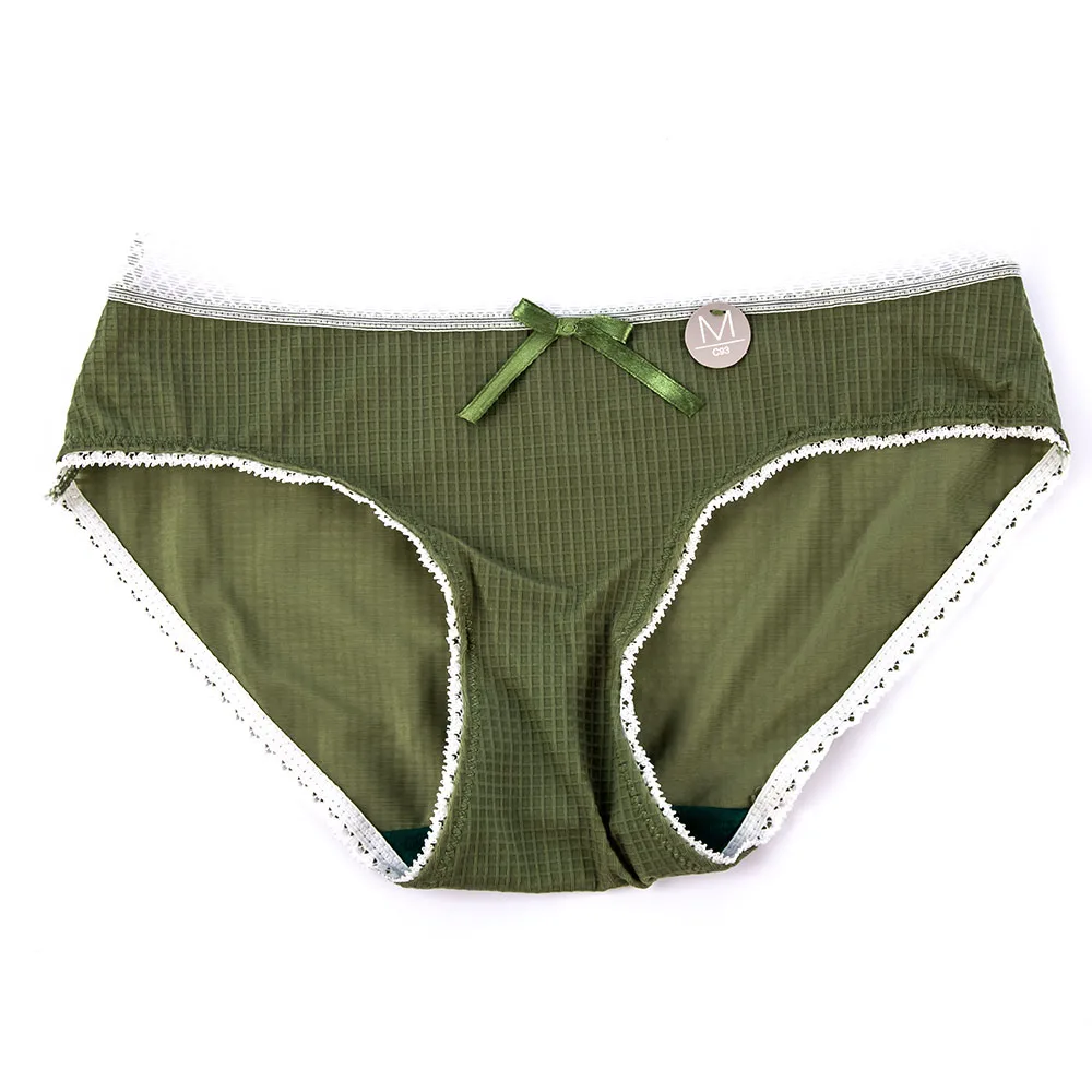 

High Quality Classic Fashion Pure Cotton Briefs Mid Waist Girls Underwear Comfortable Soft Women Panties Sexy Girls