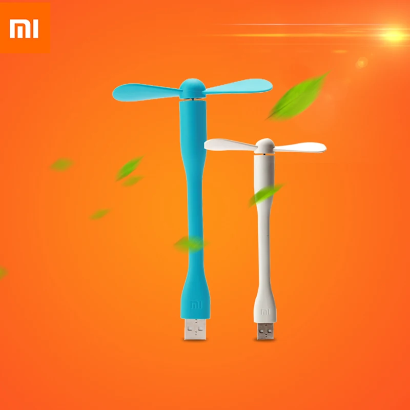 Оригинальный Xiaomi USB вентилятор mi ni вентиляторы для гаджетов портативное зарядное