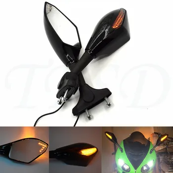 

Motorcycle LED turn signal indicator rear view mirror side view mirror Retroviseur Clignotants Moto For Hyosung GT250R GT250RTT