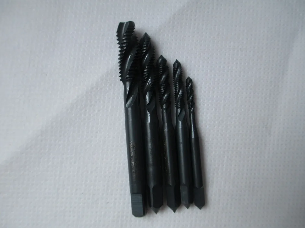 Fixmee Metric HSS Ti Extrusion Taps M3 to M8 spiral Fluted Screw Thread